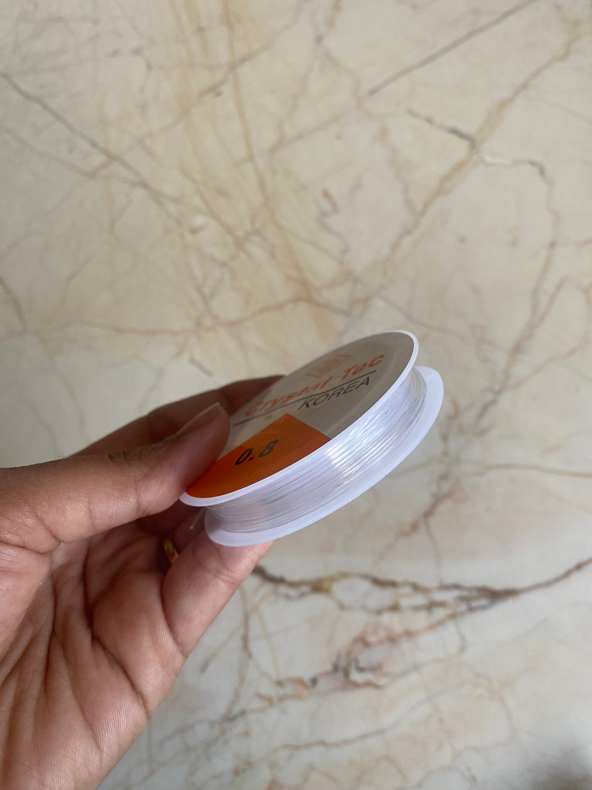 transparent elastic thread