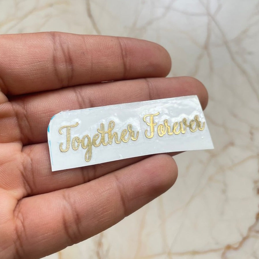 Together Again Sticker Together Forever Metallic sticker