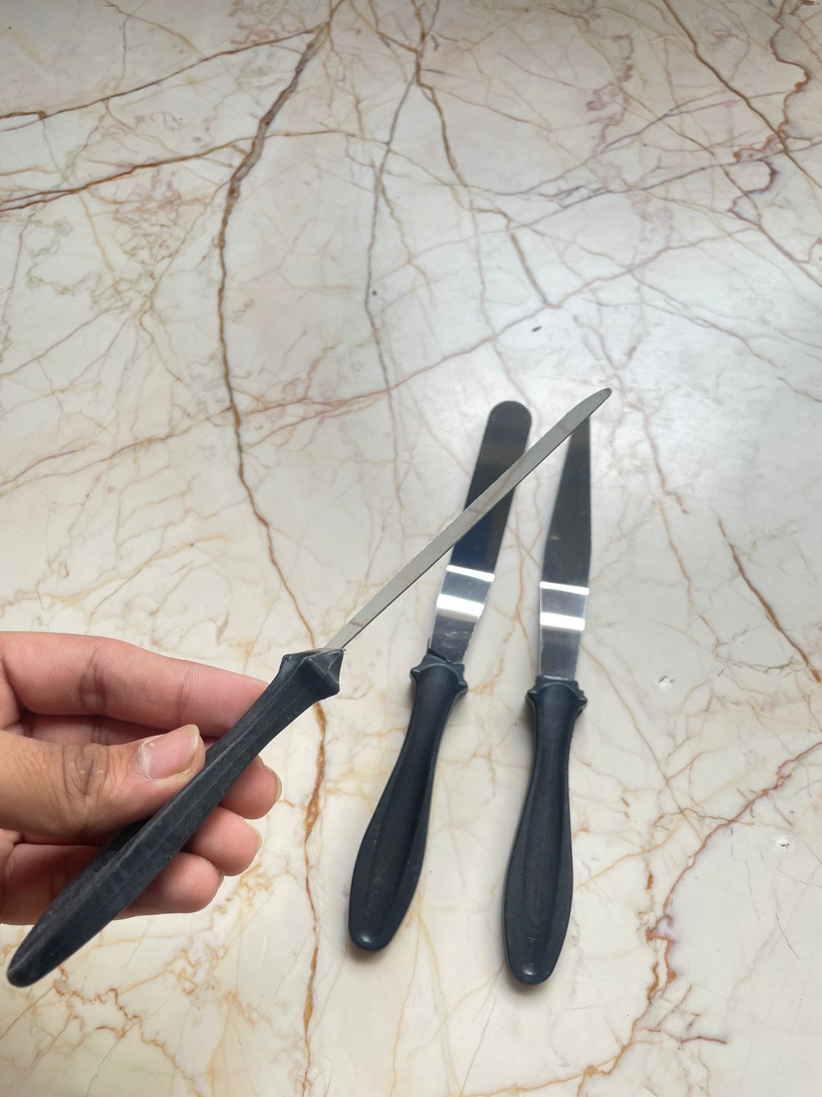pallet knives - set of 3