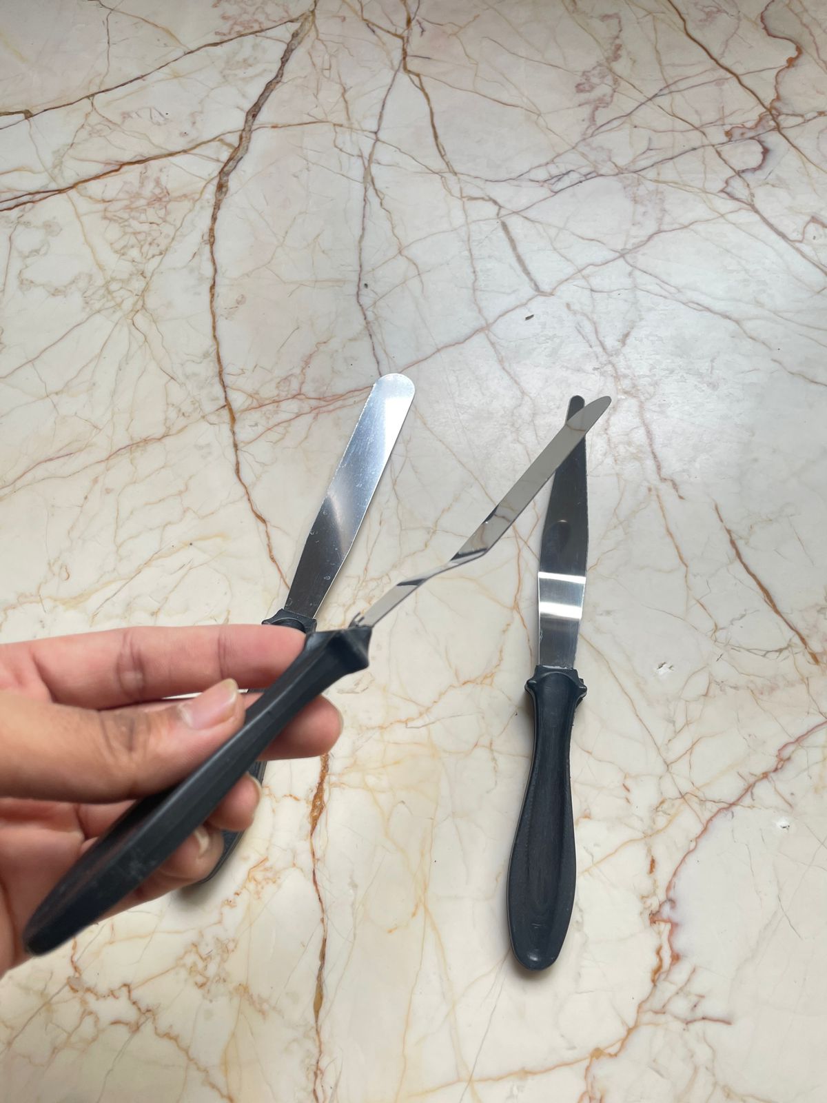pallet knives - set of 3