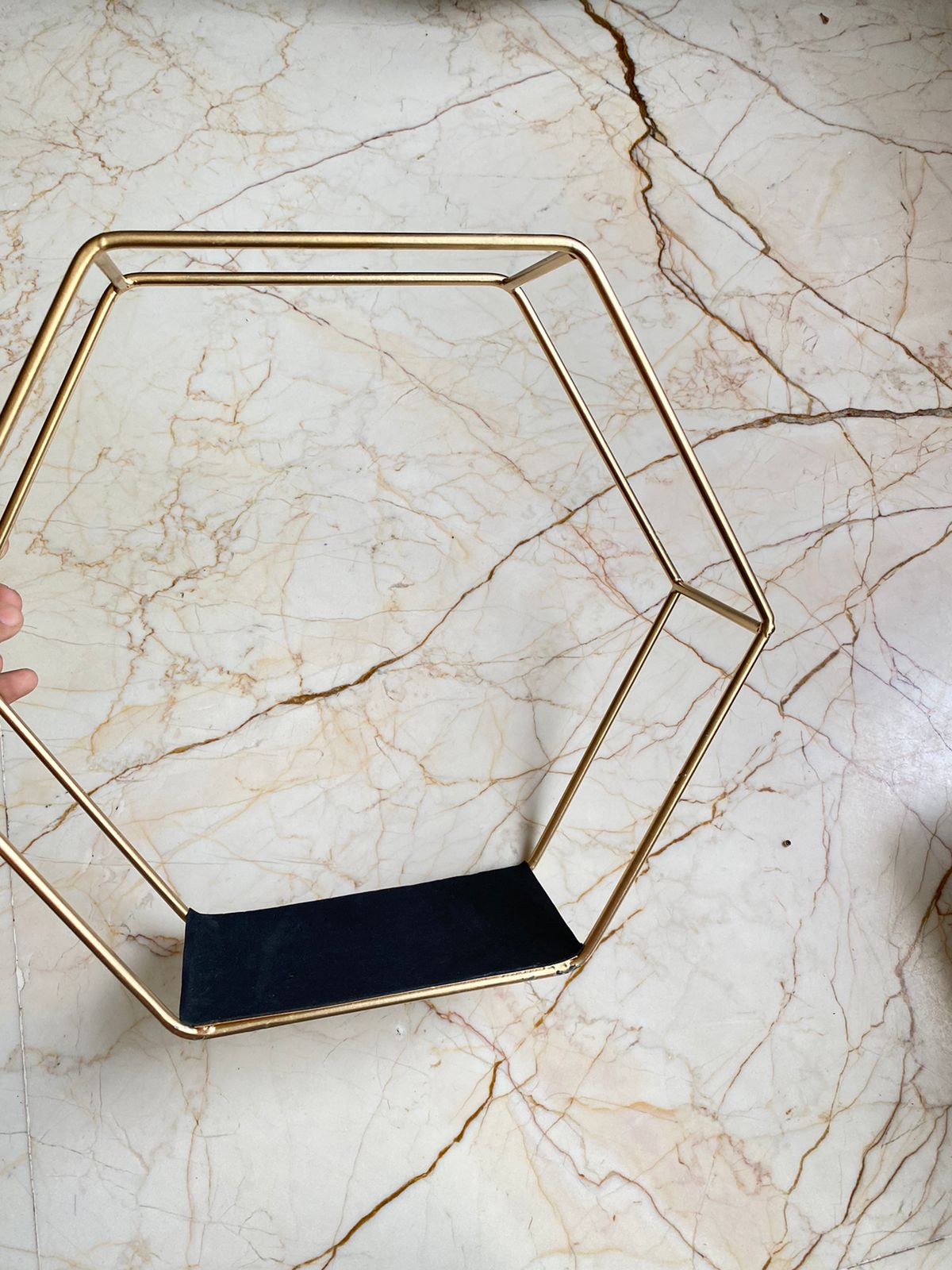 Hexagon Metal Frame Stand