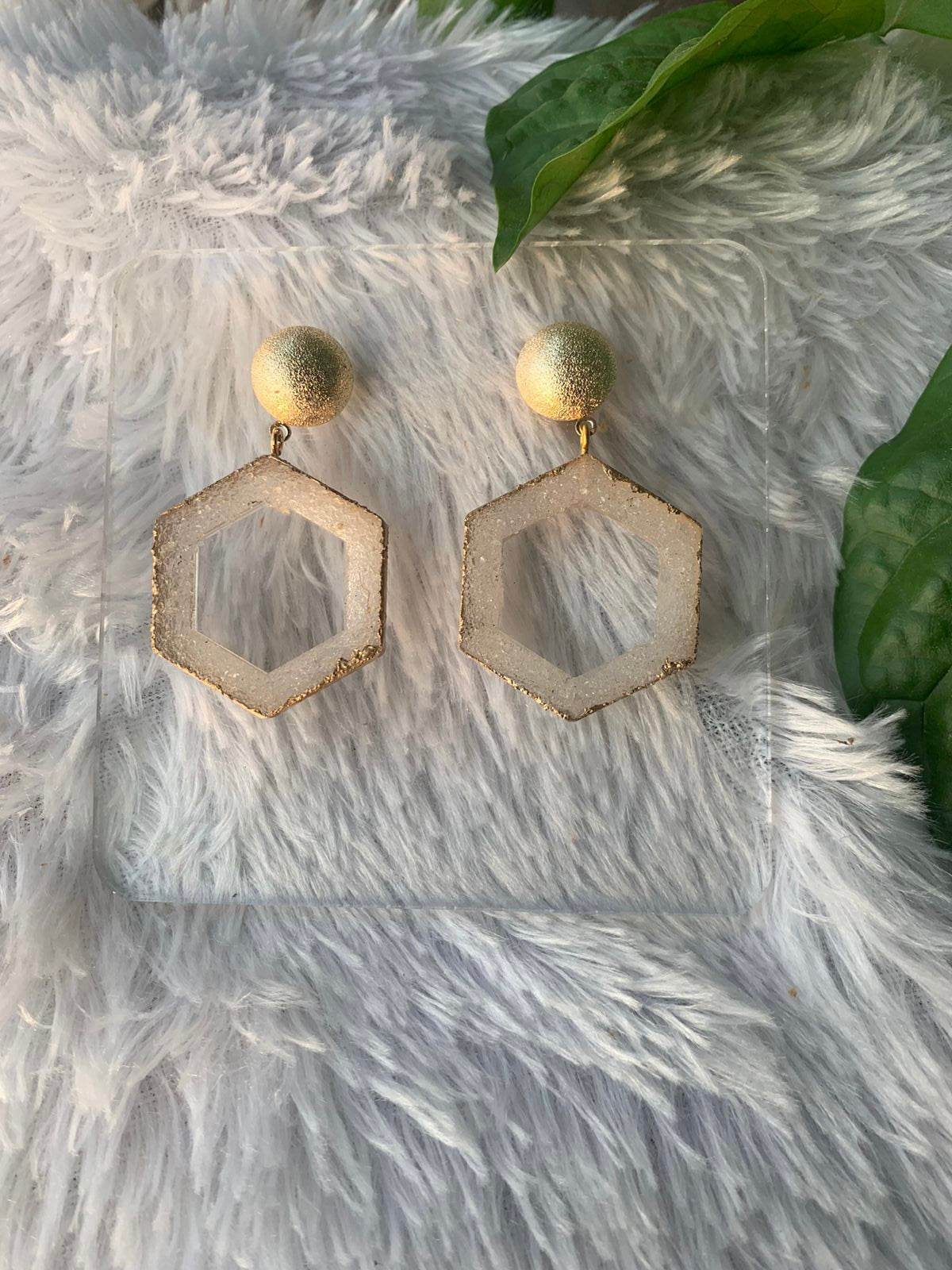 Hexagon Druzy Mould
